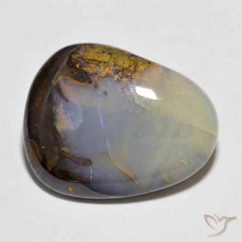 12.97ct 자연스러운 다색 볼더 오팔, 팬시한, 투명한
