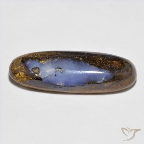 7.43ct 자연스러운 다색 볼더 오팔, 타원형, 불투명체