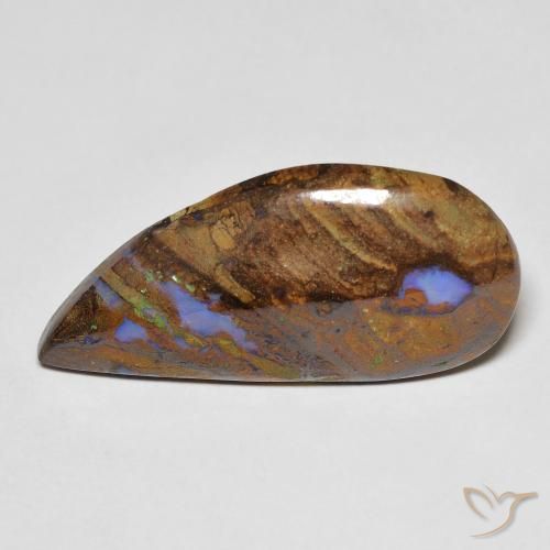 9.66ct 자연스러운 다색 볼더 오팔, 팬시한, 불투명체