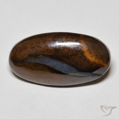 12.95ct 자연스러운 다색 볼더 오팔, 타원형, 불투명체