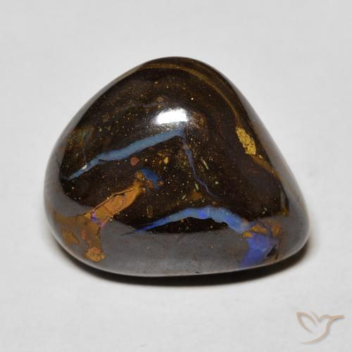 14.15ct 자연스러운 다색 볼더 오팔, 팬시한, 불투명체