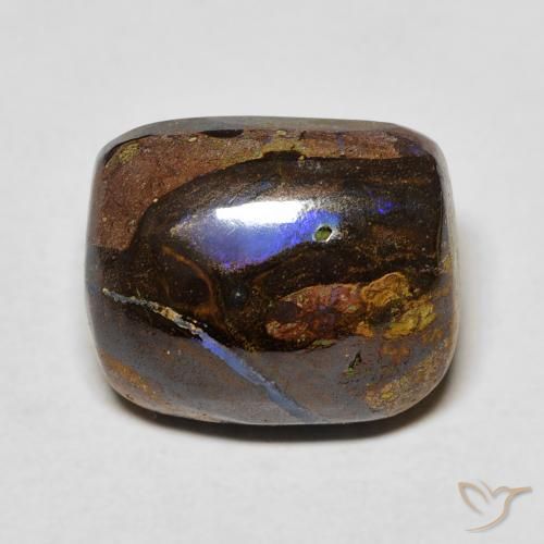 9.41ct 자연스러운 다색 볼더 오팔, 방석, 불투명체