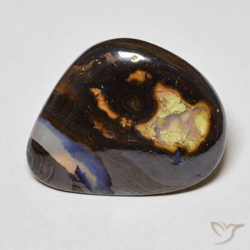 11.42ct 자연스러운 다색 볼더 오팔, 팬시한, 투명한