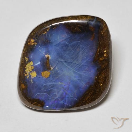 22.35ct 자연스러운 다색 볼더 오팔, 팬시한, 불투명체