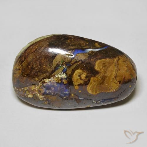 17.63ct 자연스러운 다색 볼더 오팔, 팬시한, 불투명체