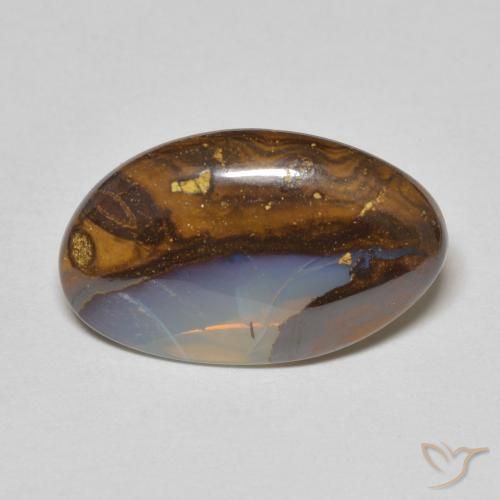 5.77ct 자연스러운 다색 볼더 오팔, 팬시한, 투명한