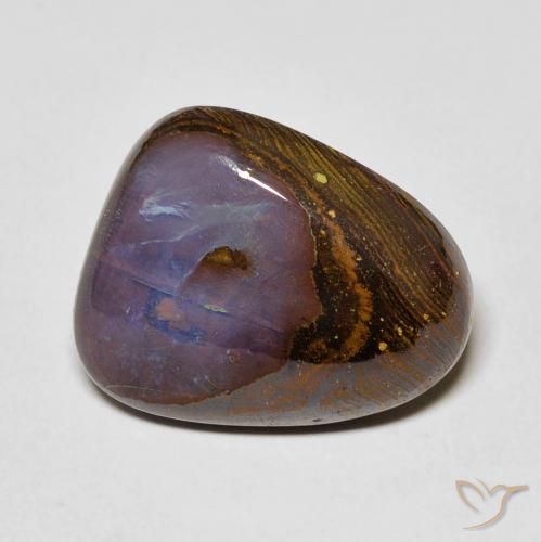 11.24ct 자연스러운 다색 볼더 오팔, 팬시한, 불투명체