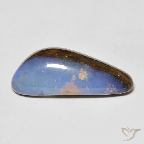 9.45ct 자연스러운 다색 볼더 오팔, 팬시한, 불투명체