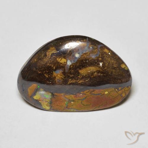 5.29ct 자연스러운 다색 볼더 오팔, 팬시한, 불투명체