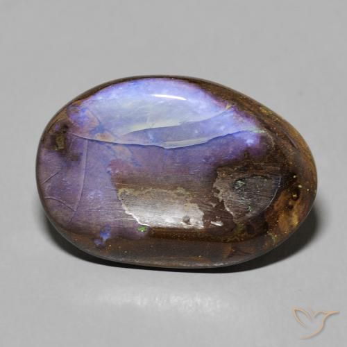 10.02ct 자연스러운 다색 볼더 오팔, 타원형, 불투명체