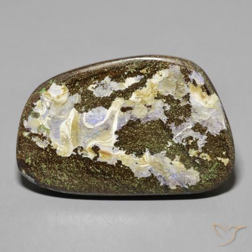 50.57ct 자연스러운 다색 볼더 오팔, 팬시한, 불투명체
