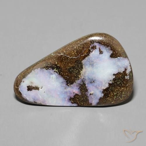 12.00ct 자연스러운 다색 볼더 오팔, 팬시한, 불투명체