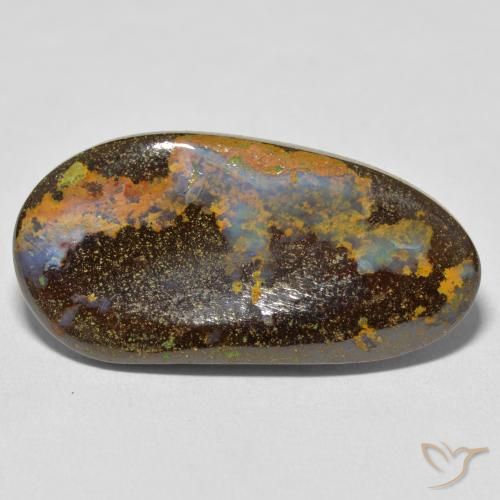 16.59ct 자연스러운 다색 볼더 오팔, 팬시한, 불투명체
