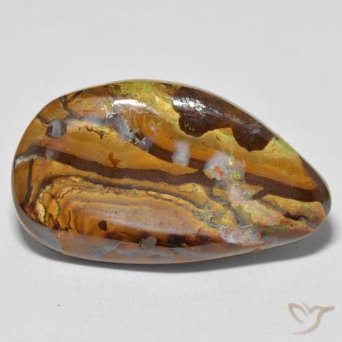 16.75ct 자연스러운 다색 볼더 오팔, 팬시한, 불투명체