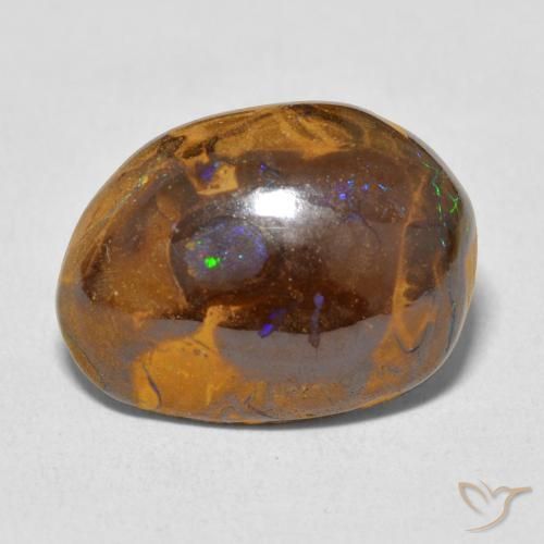 7.75ct 자연스러운 다색 볼더 오팔, 팬시한, 불투명체