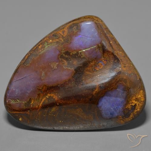 58.43ct 자연스러운 다색 볼더 오팔, 팬시한, 불투명체