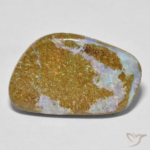 10.71ct 자연스러운 다색 볼더 오팔, 팬시한, 불투명체