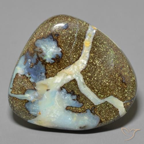 27.89ct 자연스러운 다색 볼더 오팔, 팬시한, 불투명체