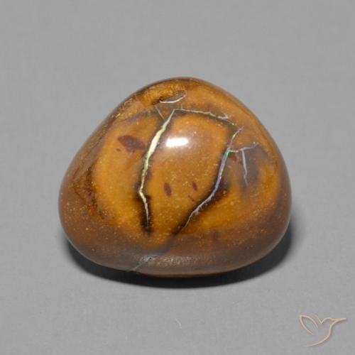 5.11ct 자연스러운 다색 볼더 오팔, 팬시한, 불투명체