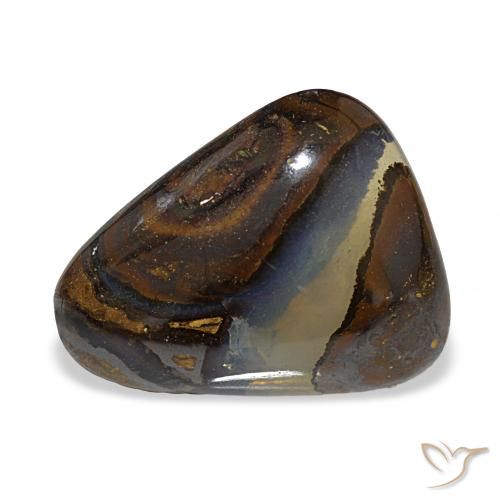 11.09ct 다색 볼더 오팔, 일조, 투명한