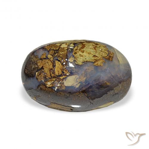 5.70ct 다색 볼더 오팔, 타원형, 불투명체