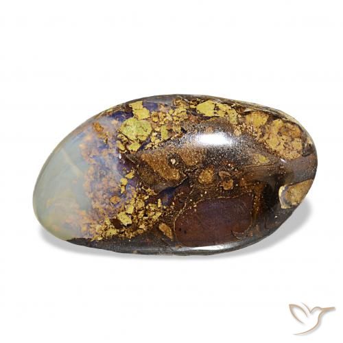 6.91캐럿 천연 다색 볼더 오팔, 팬시한, 불투명체