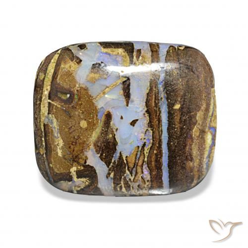 8.55캐럿 천연 다색 볼더 오팔, 방석, 불투명체