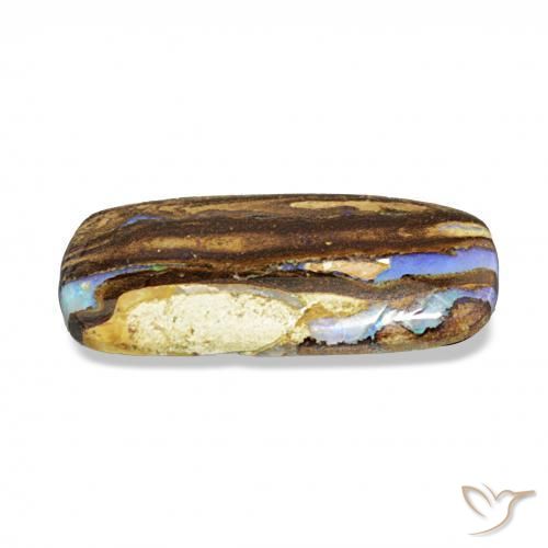 4.57캐럿 천연 다색 볼더 오팔, 방석, 불투명체