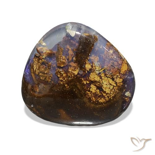 3.70캐럿 천연 다색 볼더 오팔, 팬시한, 불투명체