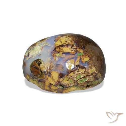 2.03캐럿 천연 다색 볼더 오팔, 팬시한, 불투명체