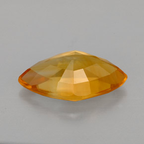 3.55캐럿 천연 오렌지 칼사이트, 멋진 모양, 14.6×8.8 mm, VVS-VS