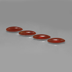 캐럿 천연 오렌지 카넬리안 보석, 마퀴즈, 16.2×5.1 mm, 투명한