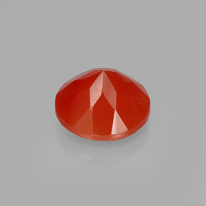 1.71캐럿 천연 레드 오렌지 카넬리안, 라운드 컷, 8.00 mm, 투명한