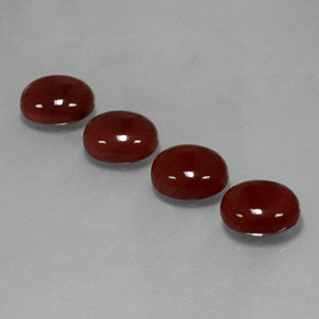 캐럿 천연 레드 오렌지 카넬리안 보석, 타원형 컷, 12×10 mm, 투명한