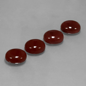 캐럿 천연 레드 오렌지 카넬리안 보석, 타원형 컷, 12×10 mm, 투명한