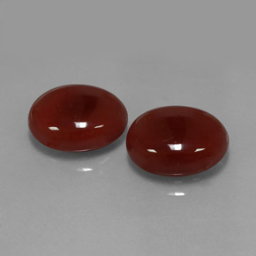 캐럿 천연 레드 오렌지 카넬리안 보석, 타원형 컷, 14×12.1 mm, 투명한