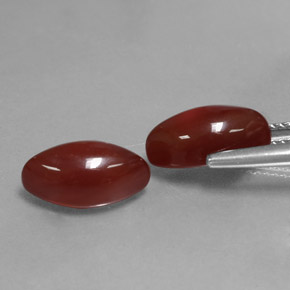 캐럿 천연 레드 오렌지 카넬리안 보석, 마퀴즈, 12.1×6.2 mm, 투명한