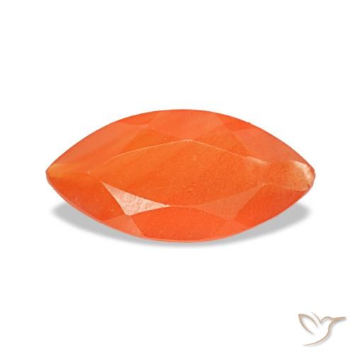 0.36ct 오렌지 카넬리안, 마퀴즈, 투명한