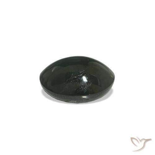 0.96캐럿 천연 스틸 그레이 Cat's Eye Alexandrite, 타원형, 불투명체