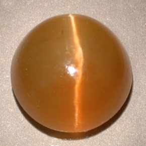 3.62캐럿 천연 허니 Cat's Eye Apatite, 투명한, 8.80 mm, 투명/반투명