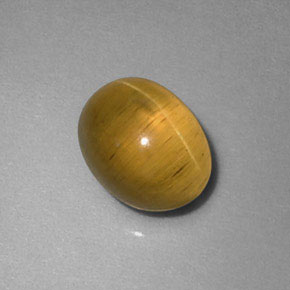 1.77캐럿 천연 골든 그린 캣츠아이 아파타이트, 투명한, 투명/반투명