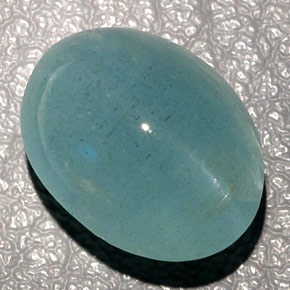 11.04캐럿 천연 블루그린 Cat's Eye Aquamarine, 투명한, 14.1×10.5 mm, 투명/반투명