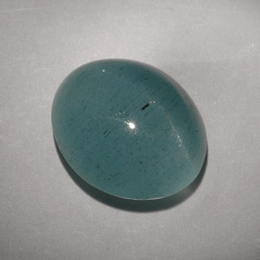 11.55캐럿 천연 블루그린 Cat's Eye Aquamarine, 투명한, 15×12.8 mm, 투명/반투명