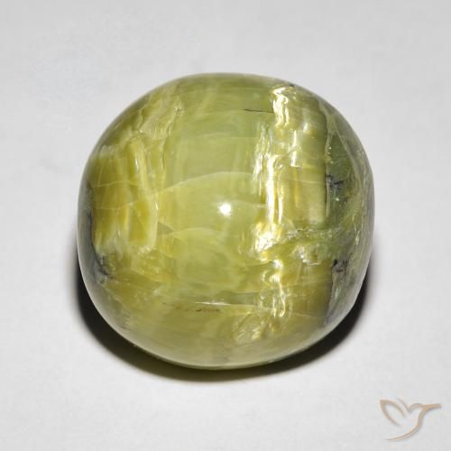 10.64ct 자연스러운 어스 그린 캣츠아이 오팔, 타원형, 불투명체