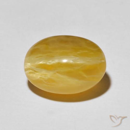 8.99ct 자연스러운 골든 오렌지 캣츠아이 오팔, 타원형, 불투명체