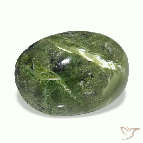 9.74캐럿 천연 멀티컬러 Cat's Eye Opal, 타원형 컷, 17.1×12.1 mm, 불투명체