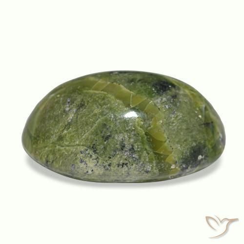 9.74캐럿 천연 멀티컬러 Cat's Eye Opal, 타원형 컷, 17.1×12.1 mm, 불투명체