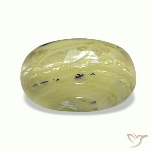 3.73캐럿 천연 멀티컬러 Cat's Eye Opal, 타원형 컷, 12.4×7.5 mm, 불투명체