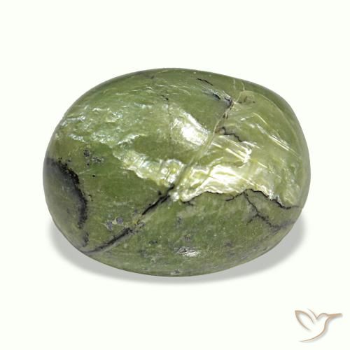 5.40캐럿 천연 멀티컬러 Cat's Eye Opal, 타원형 컷, 13.4×10.5 mm, 불투명체