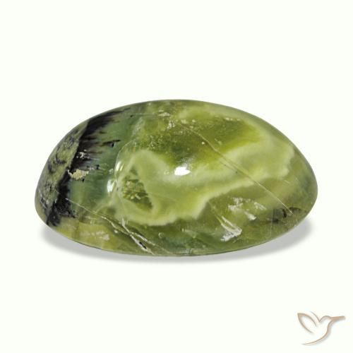 8.39캐럿 천연 멀티컬러 Cat's Eye Opal, 타원형 컷, 17.2×12.1 mm, 불투명체